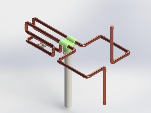 2m业余无线电摆线全向天线1快照1缩略图